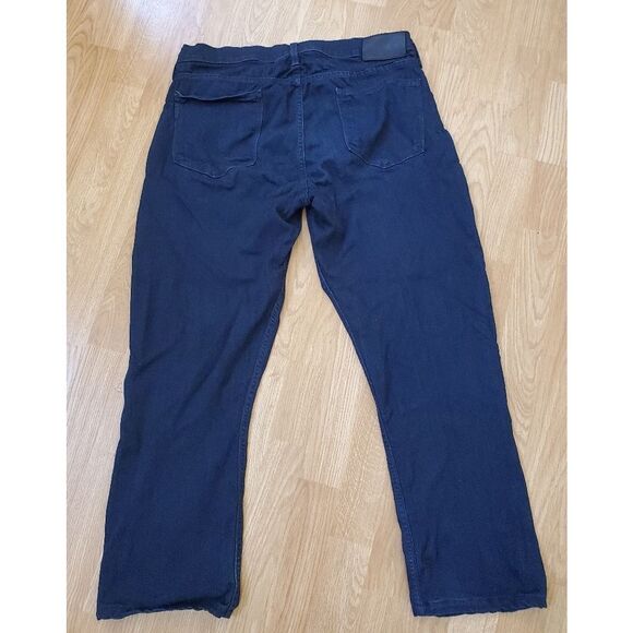 PAIGE Federal Slim Straight Leg Jeans - size 34x27 in Dark Blue - Picture 6 of 14